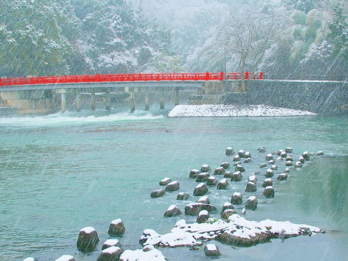 Hanayashiki Ukifune-En Uji Exterior foto